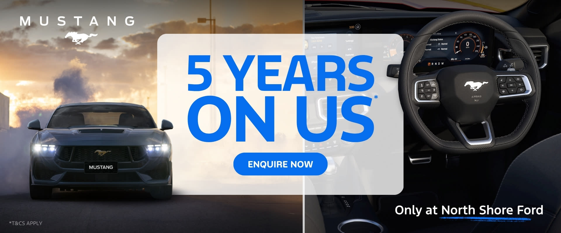 Mustang 5 Free Services | April - May