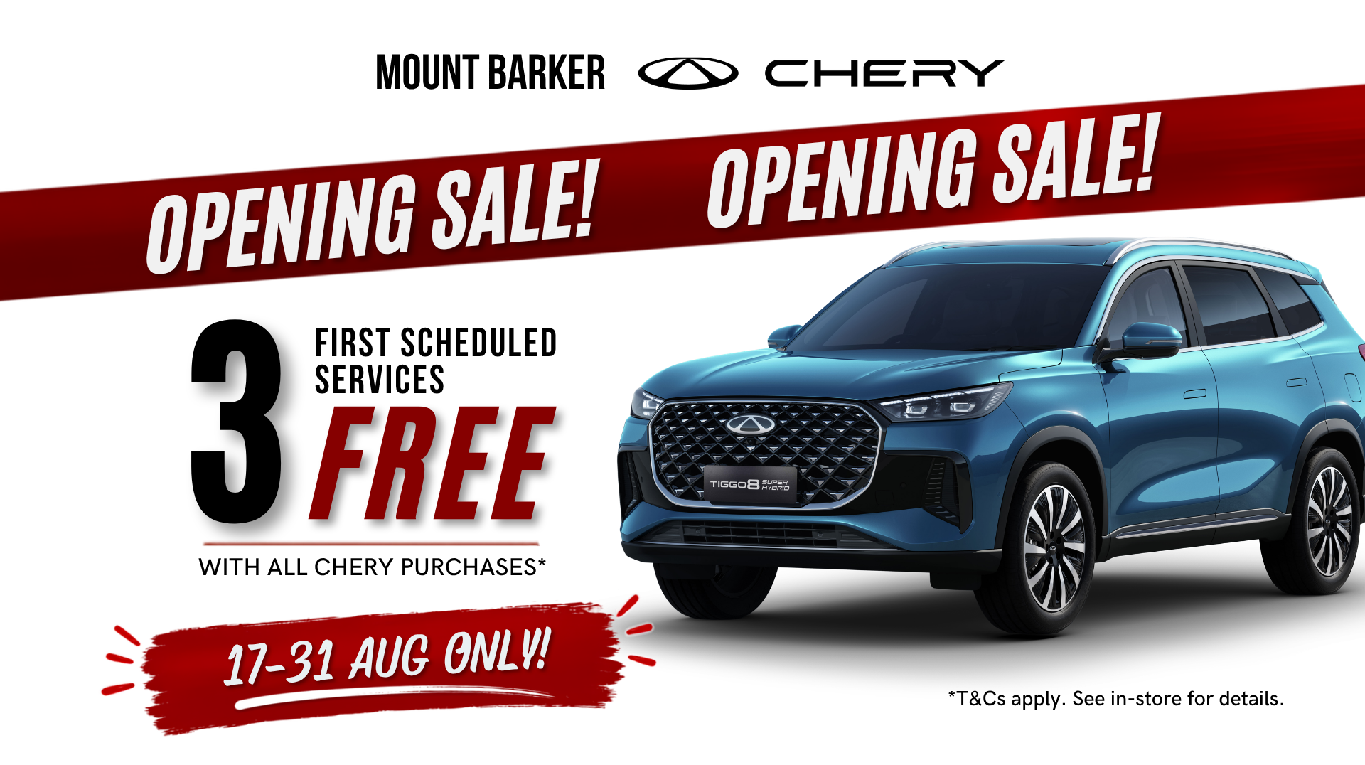 Opening Sale