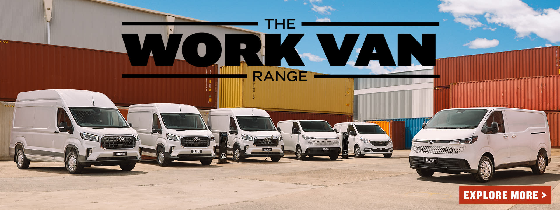 The Work Van Range