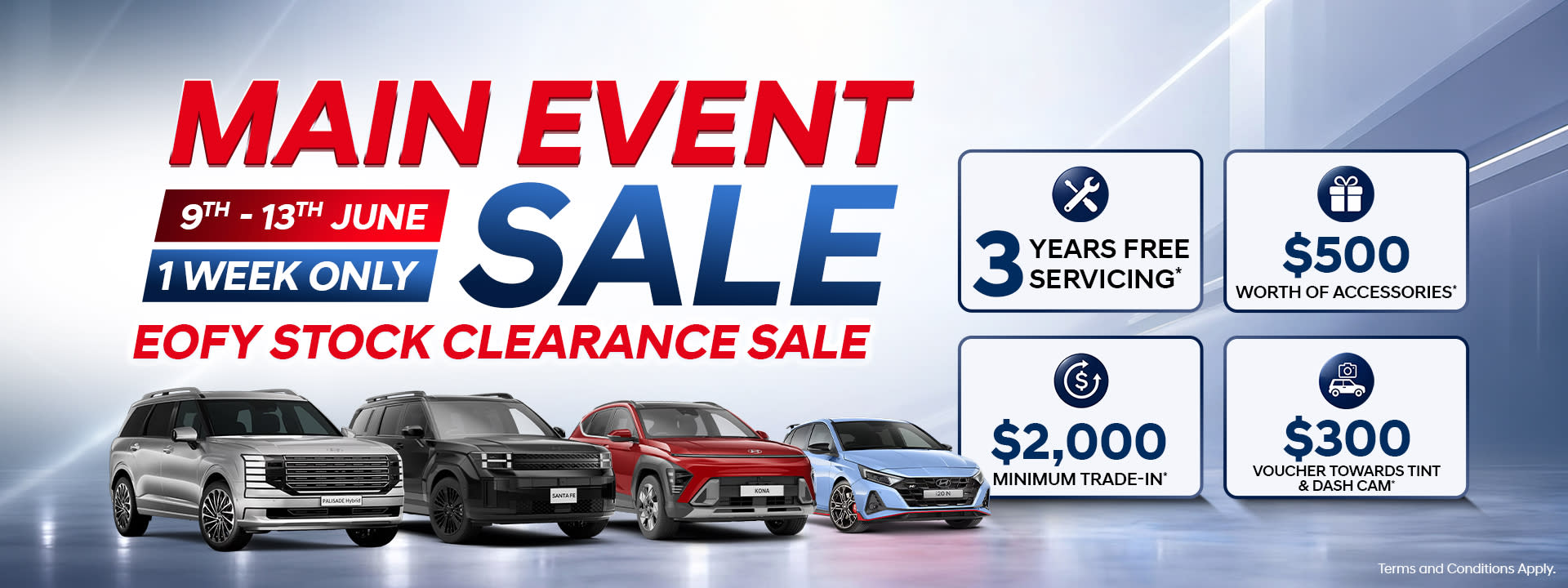 Main Event Sale
