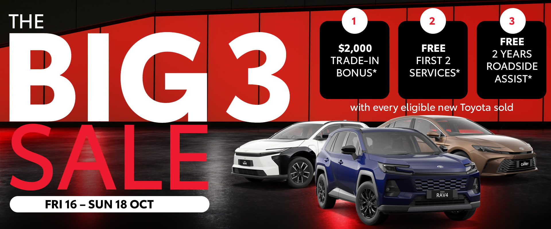 Rouse Hill Toyota's BIG 3 SALE
