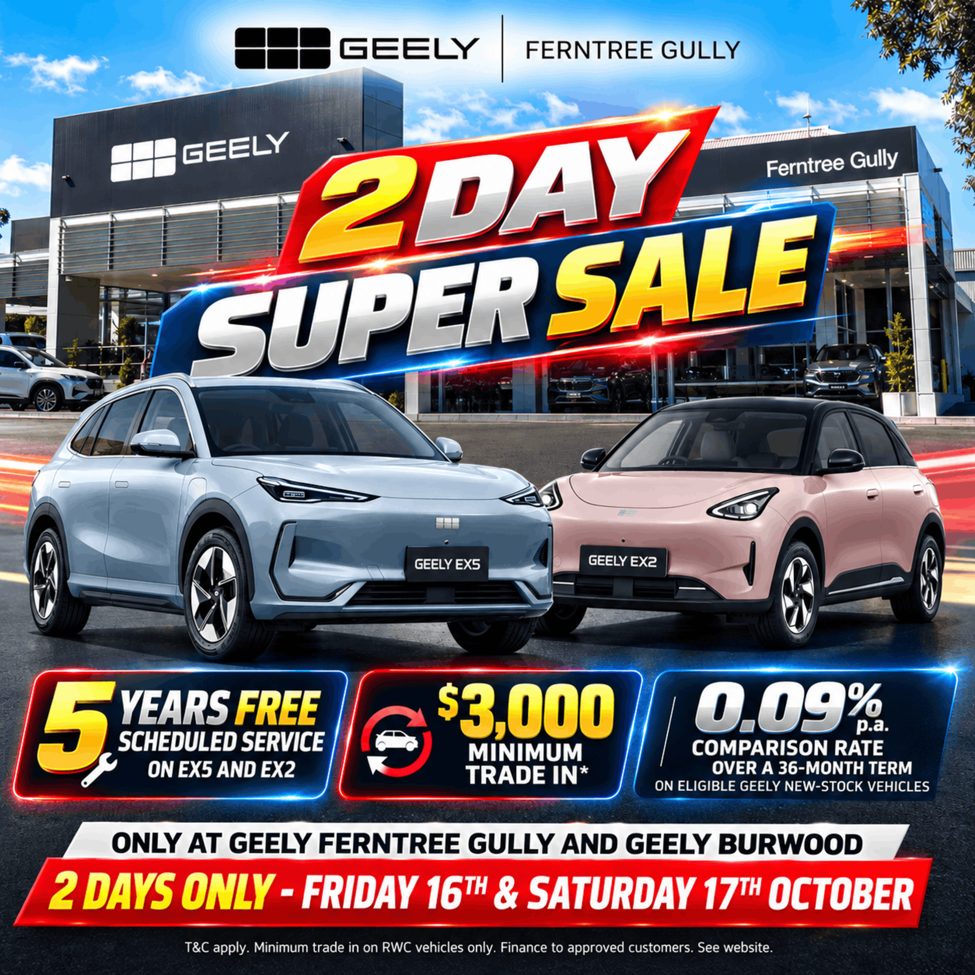 Geely 2 Day Super Sale