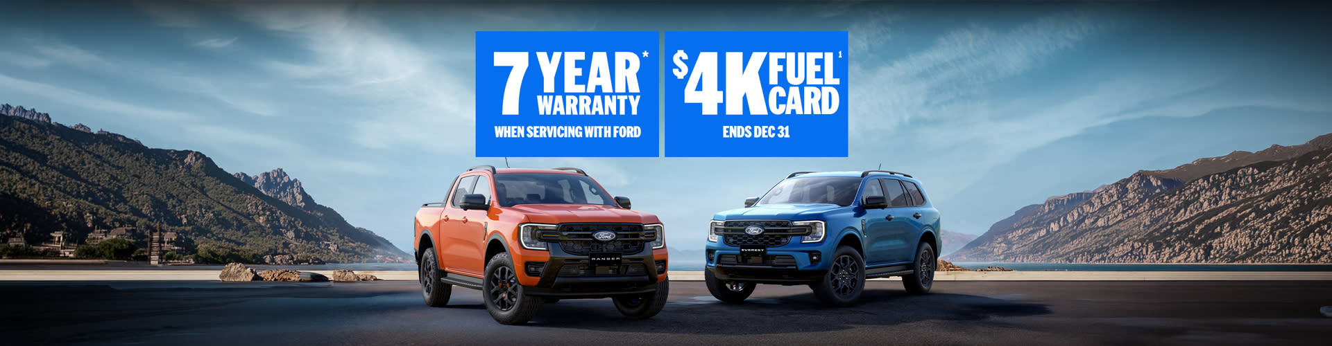 Ford 4K FuelCard + 7-Year Warranty