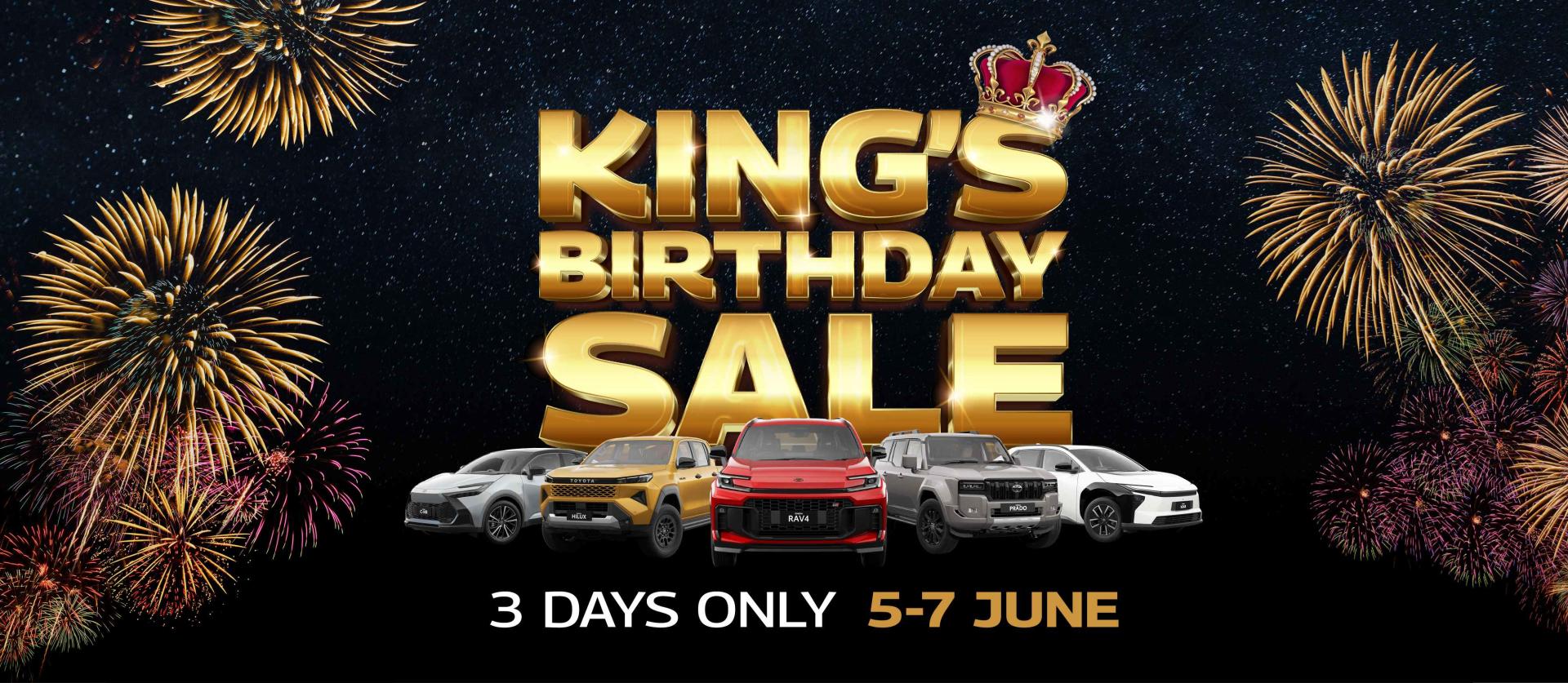 Kings Bday Sale