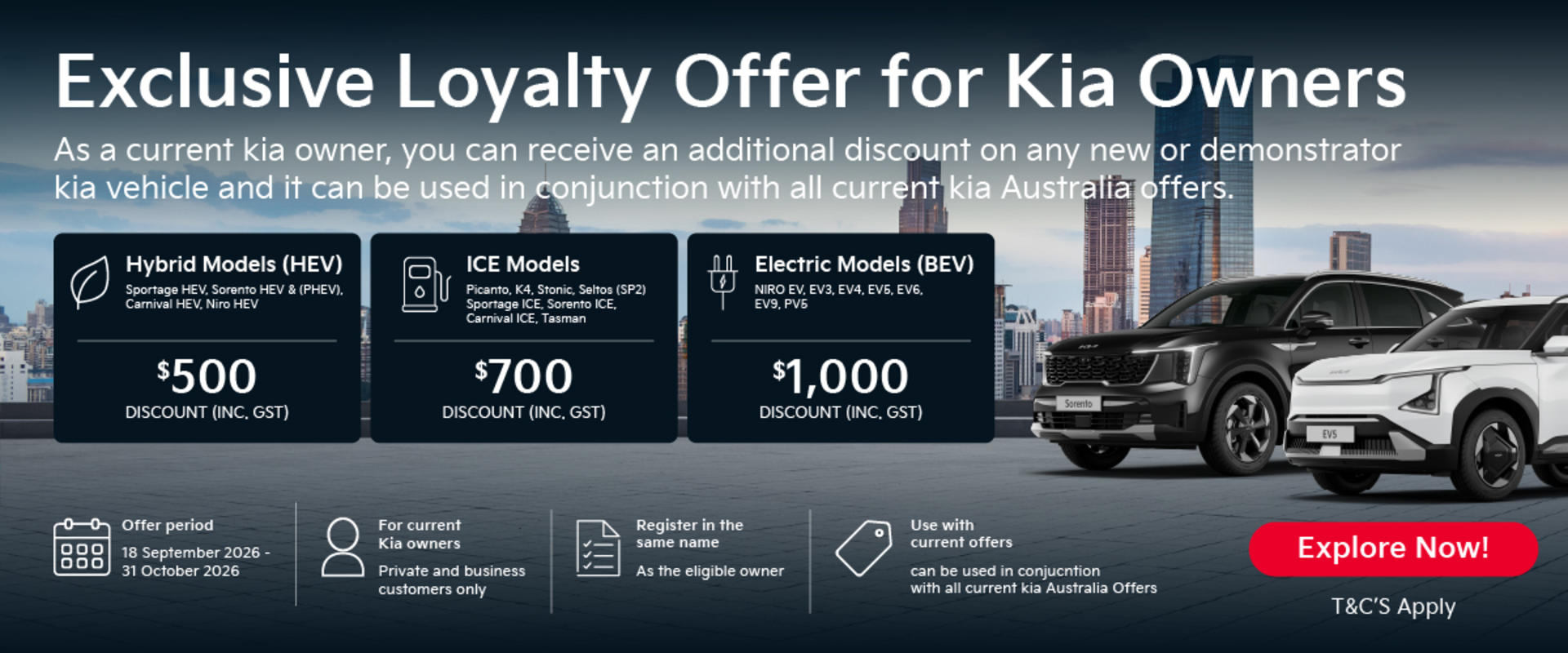 A new car promotion