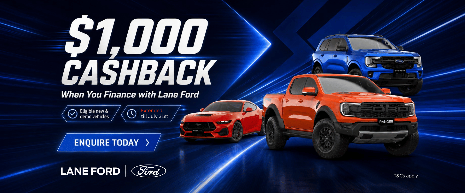 $1k Cashback Offer