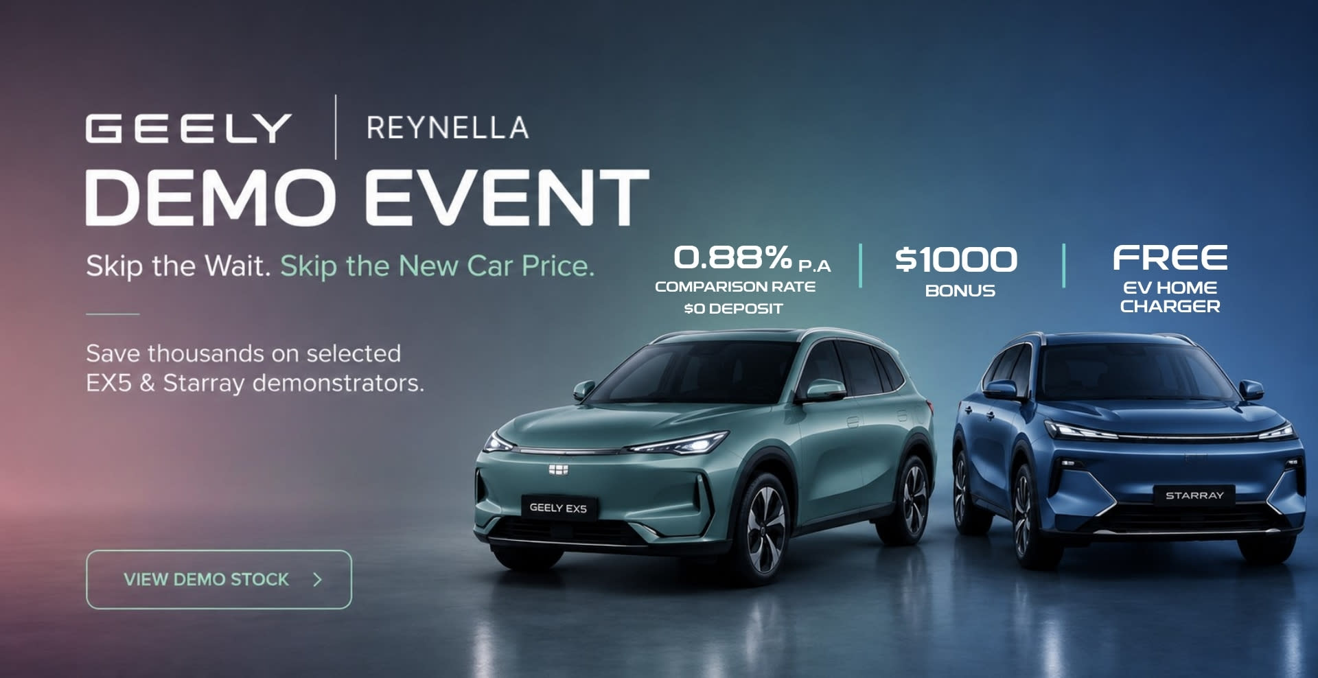 A new car promotion