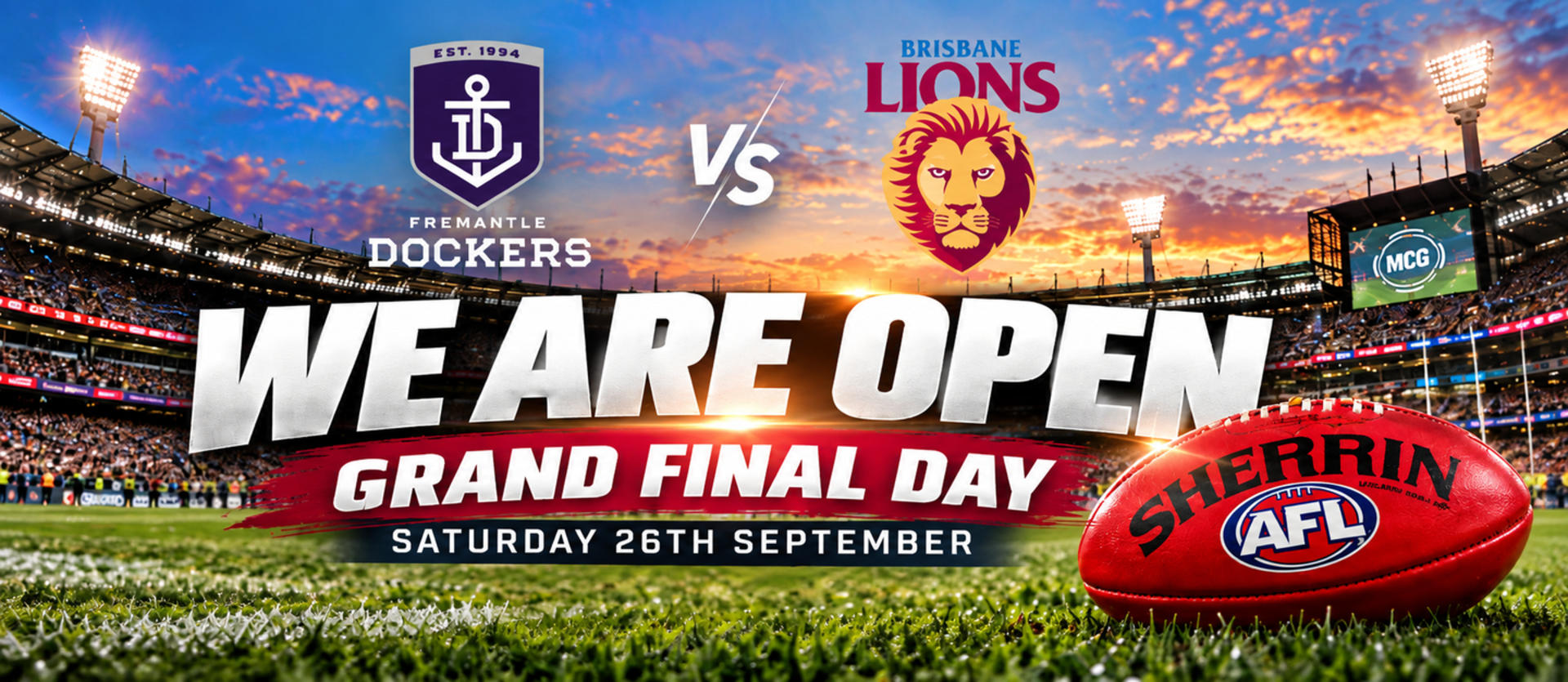 Grand Final Day Open