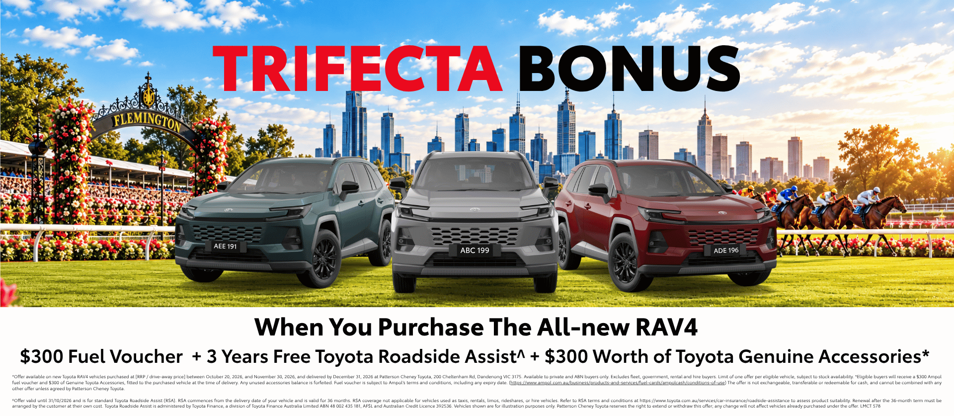 Trifecta Bonus with the all-new RAV4