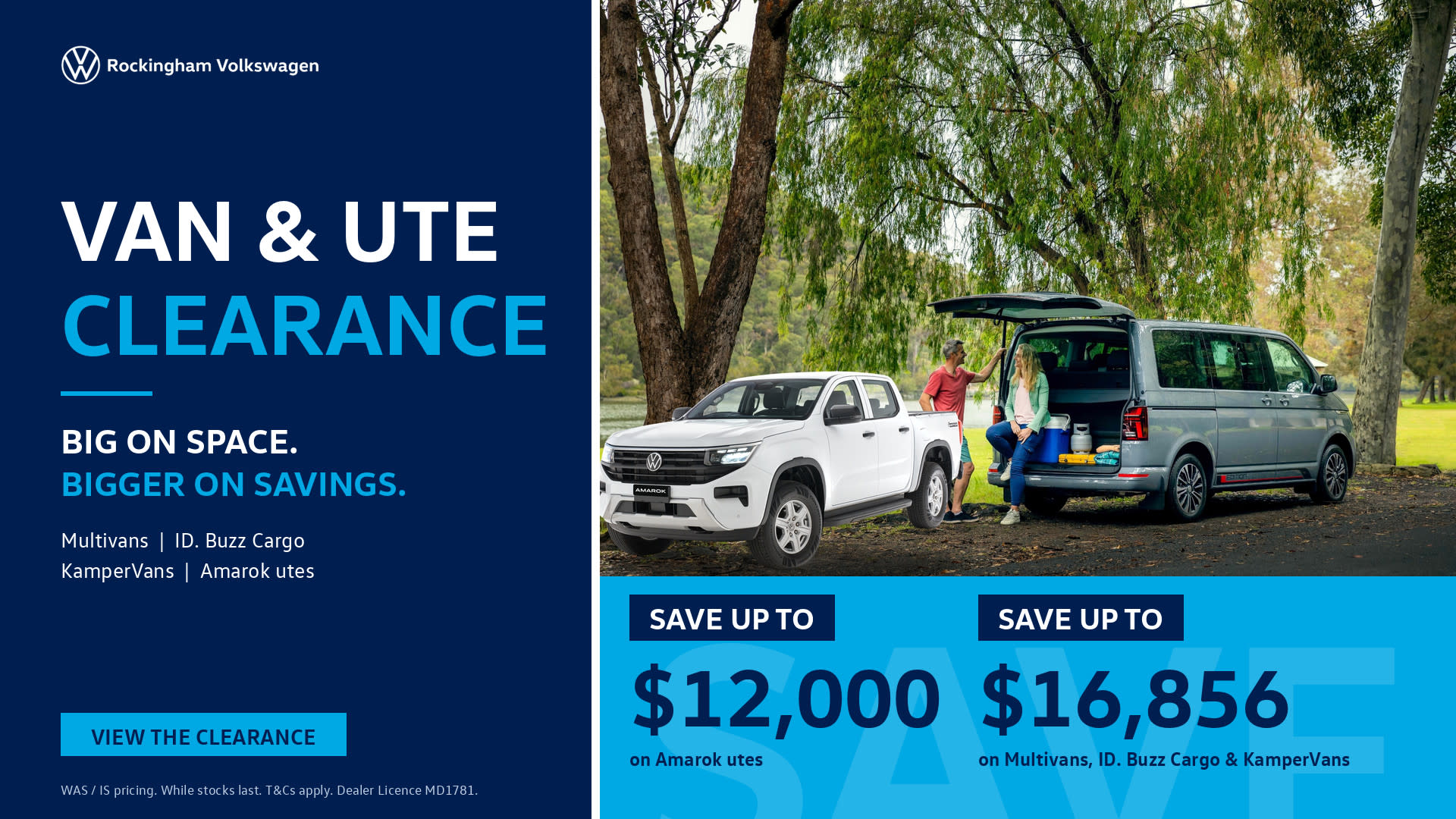 Van and Ute Clearance Sale
