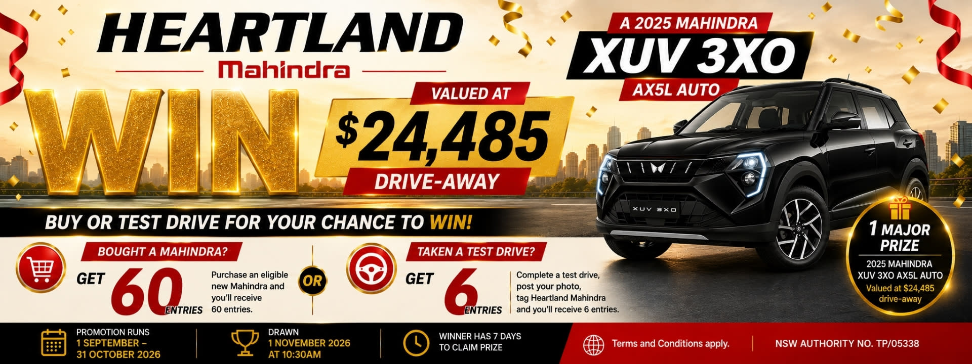 Mahindra giveaway