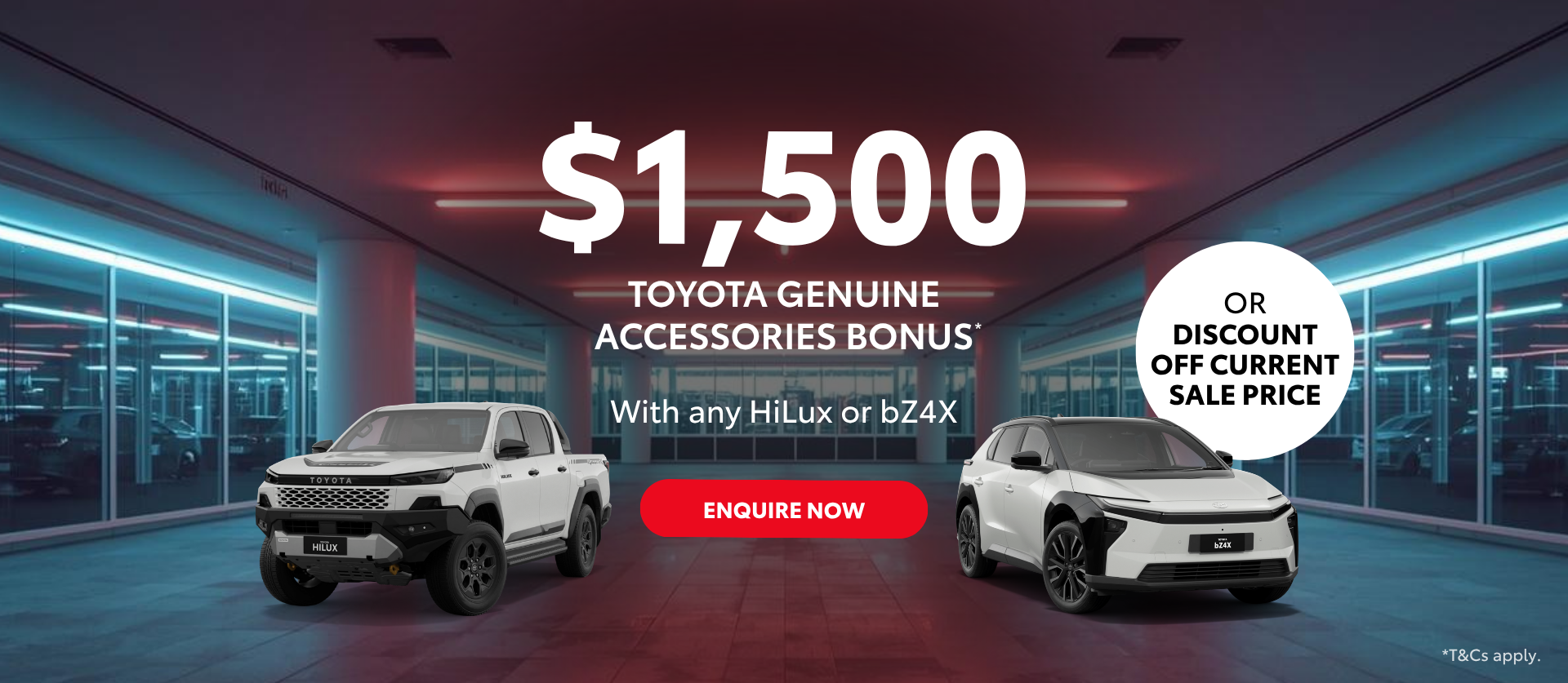 A new car promotion