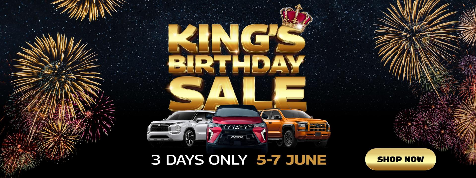 Kings Birthday Sale 