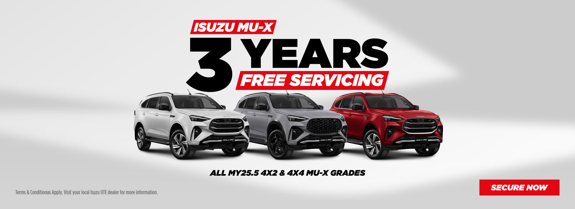 mu-x free servicing