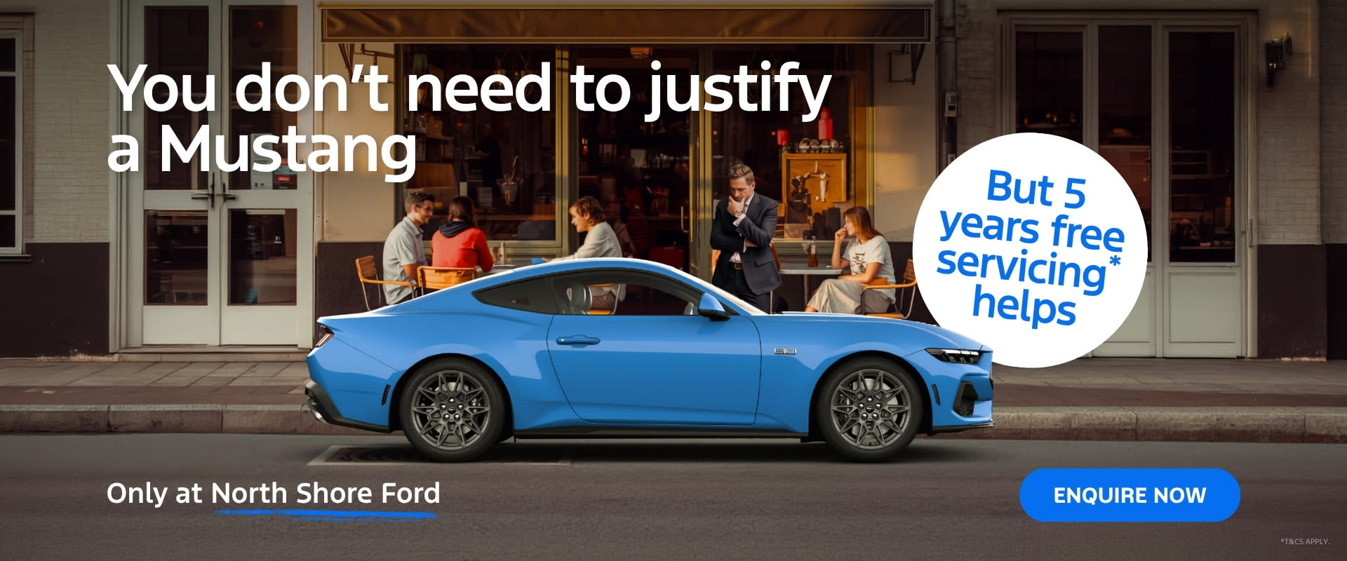 Mustang 5 Free Services | April - June