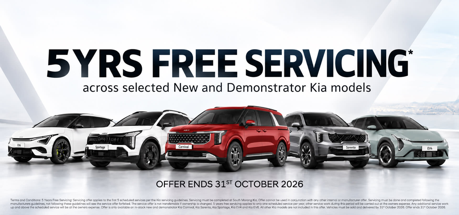 5 Years Free Service Sep-Oct2026