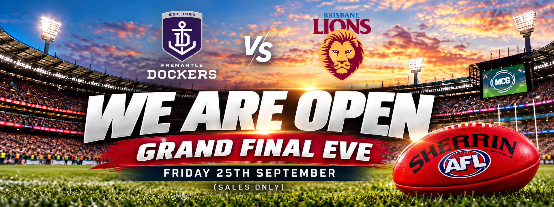 Grand Final Eve Open