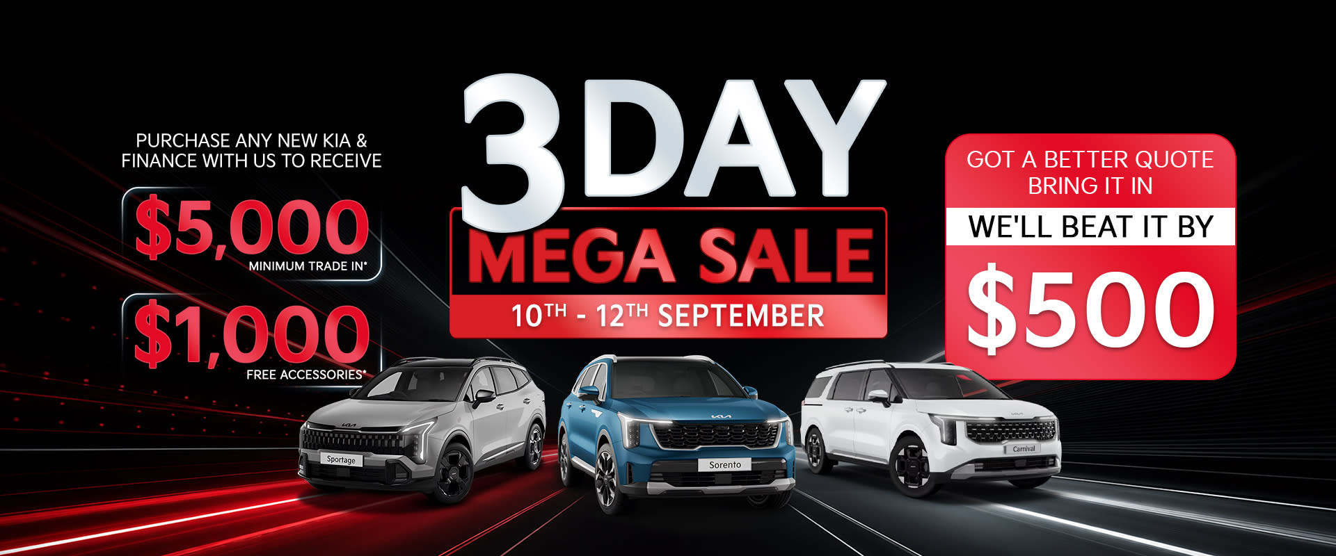 3 Day Sale