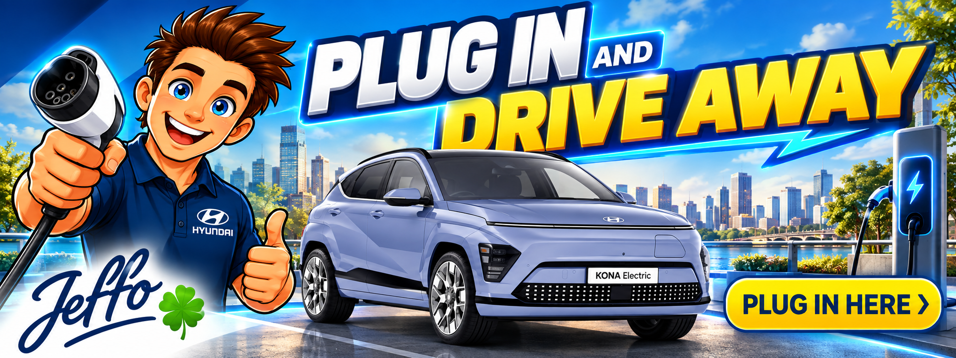 Jeffo - Plug in and drive away - EV Hyundai