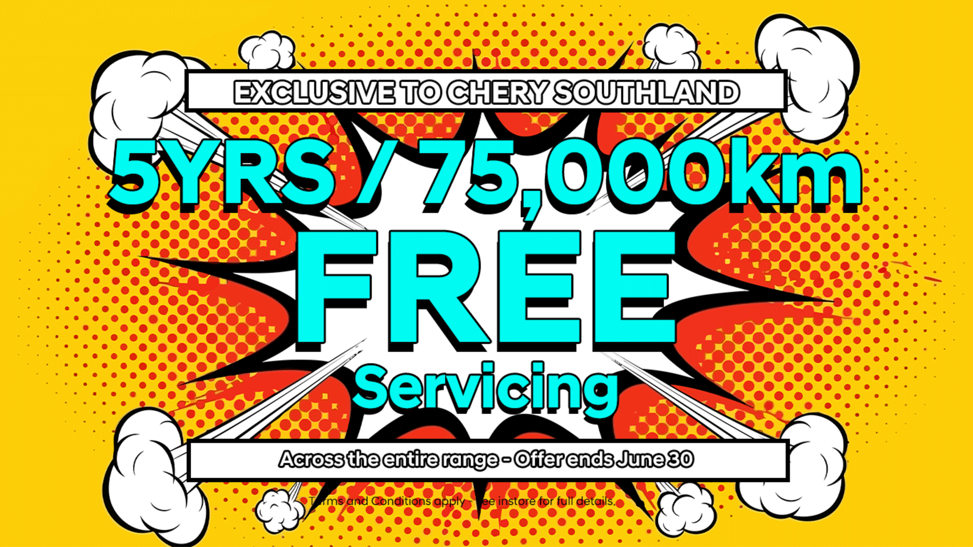 5yrs free servicing JUN26