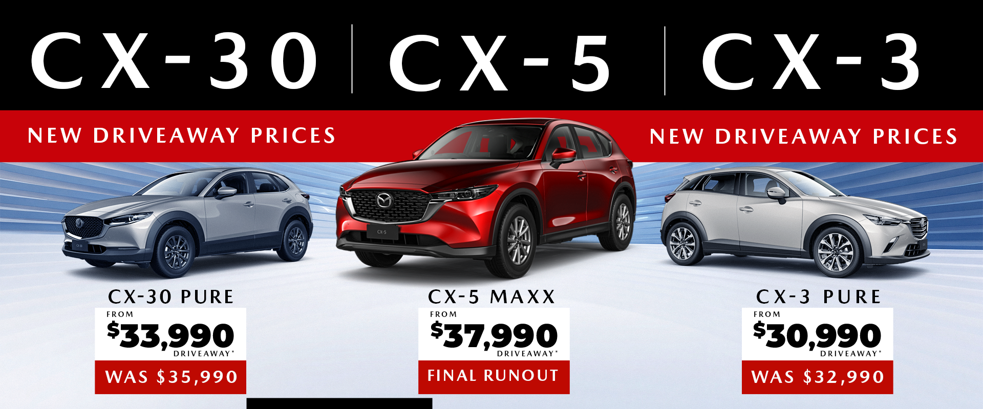 CX MODEL SPECIALS