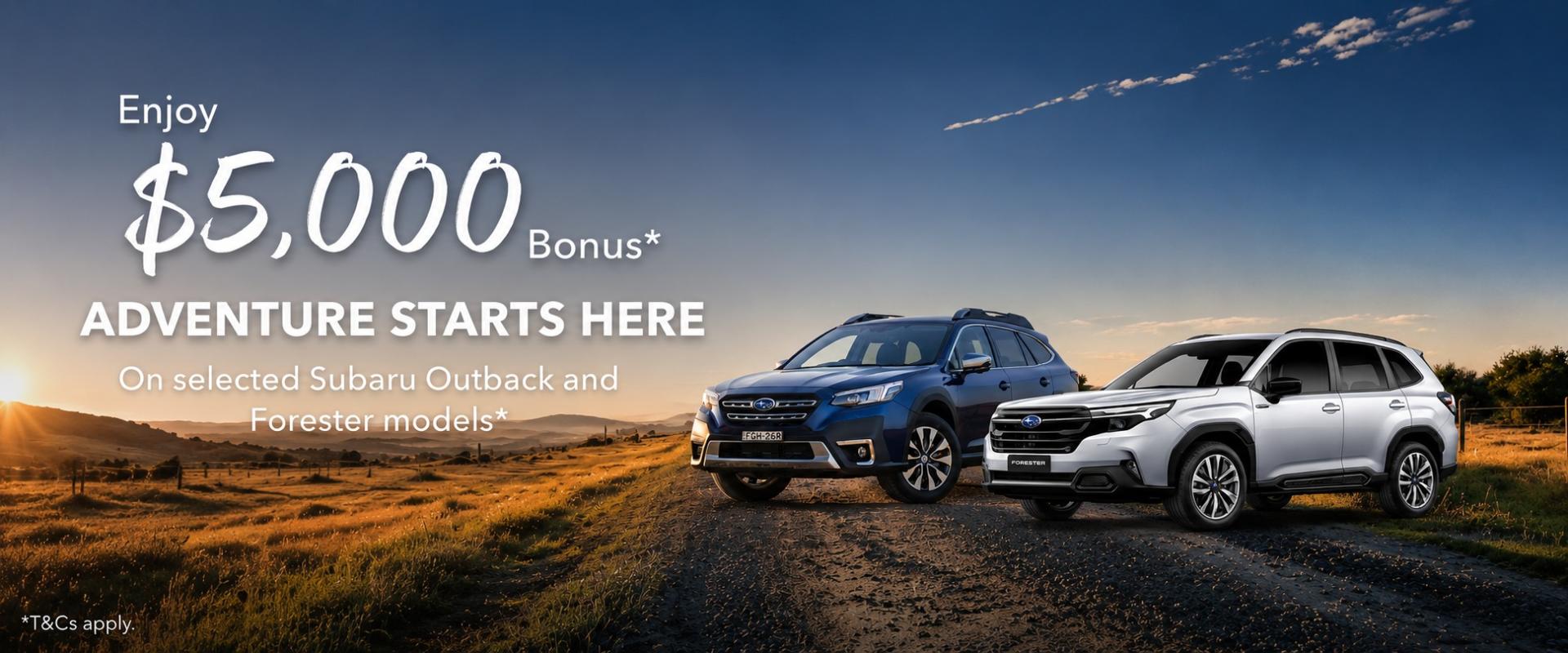 $5,000 BONUS