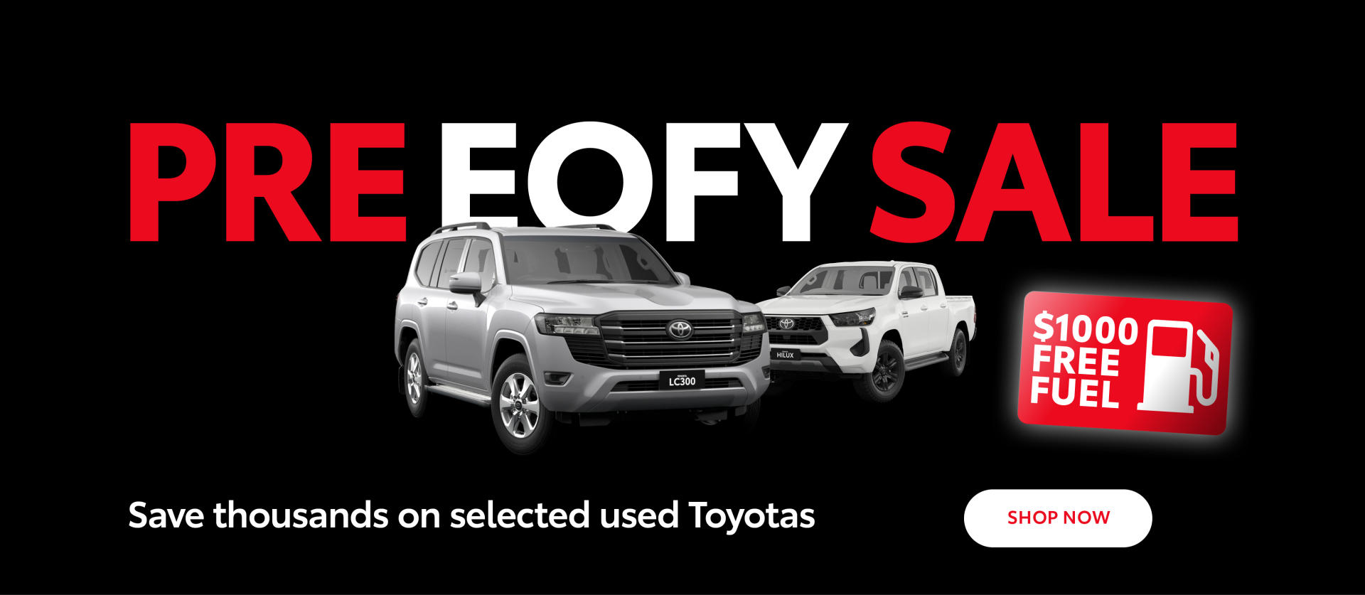 PRE EOFY SALE - Used