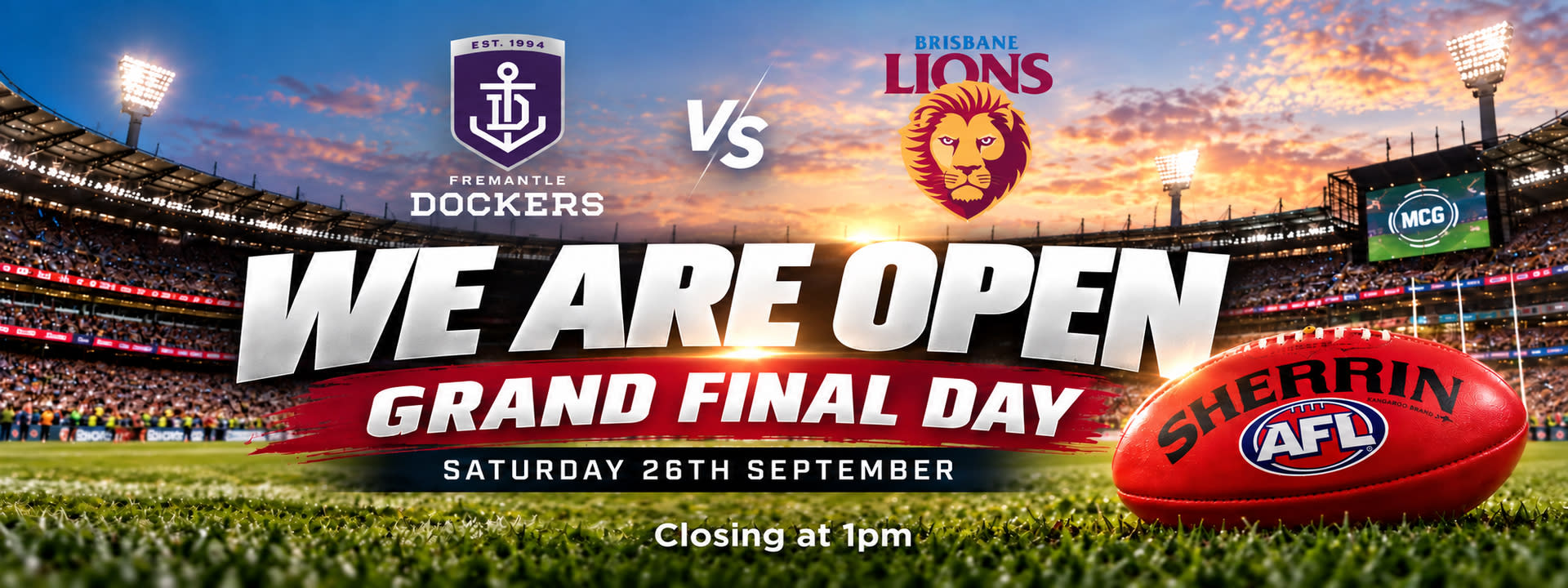 Grand Final Day Open