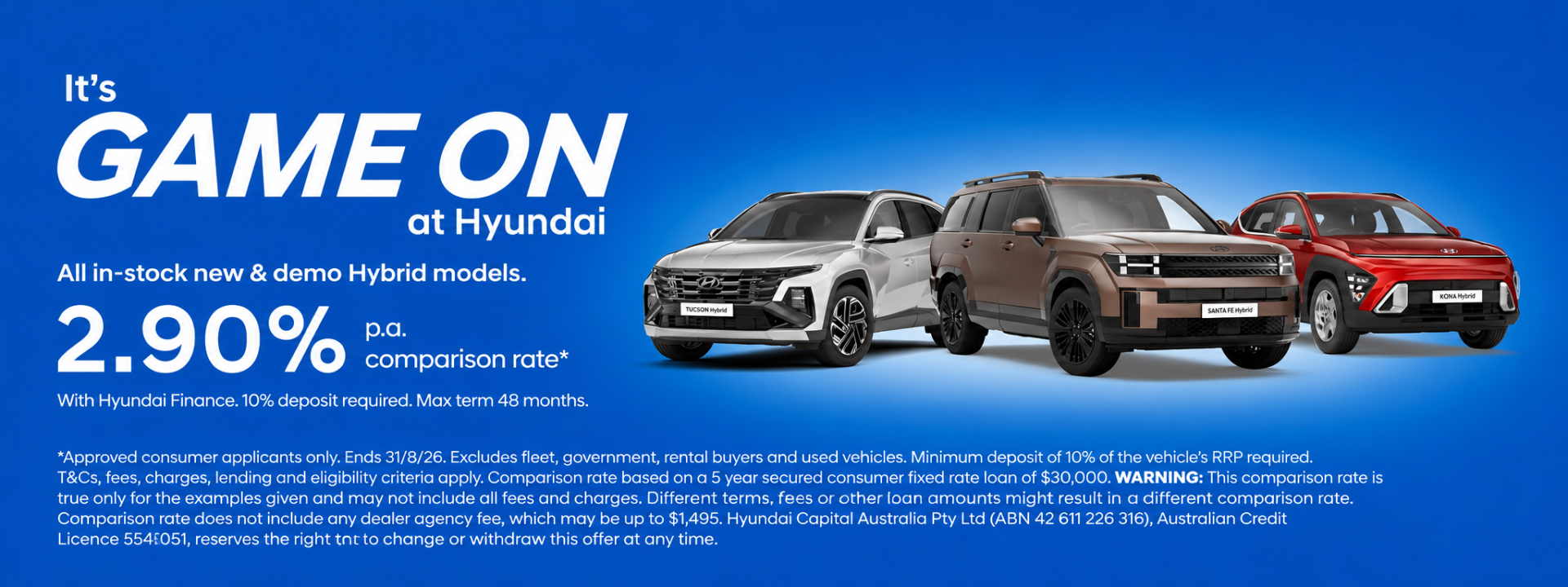 2.9% Finance Offer
