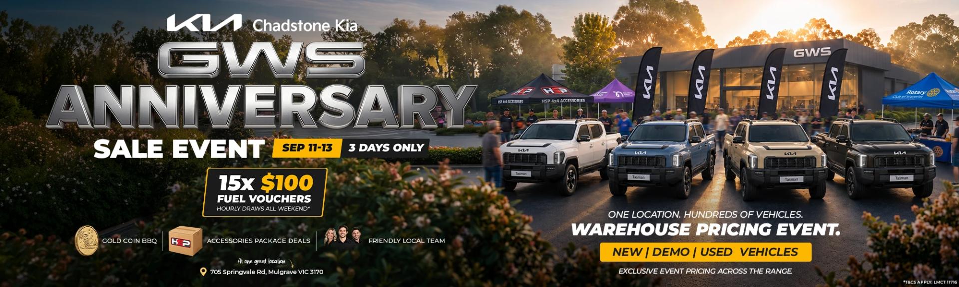 Anniversary Sale Event