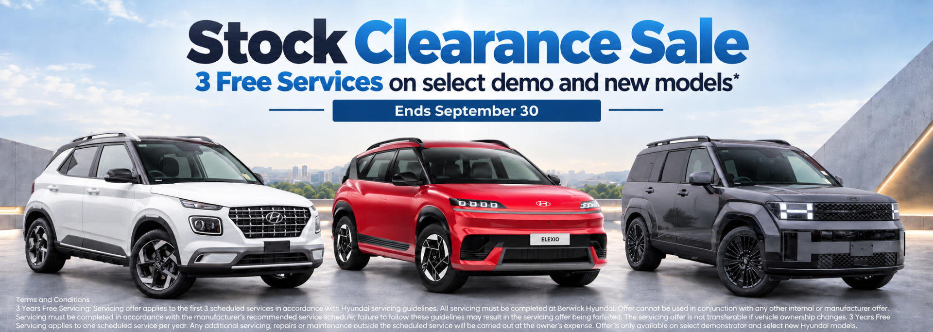 Berwick Hyundai Stock Clearance Sale 2026