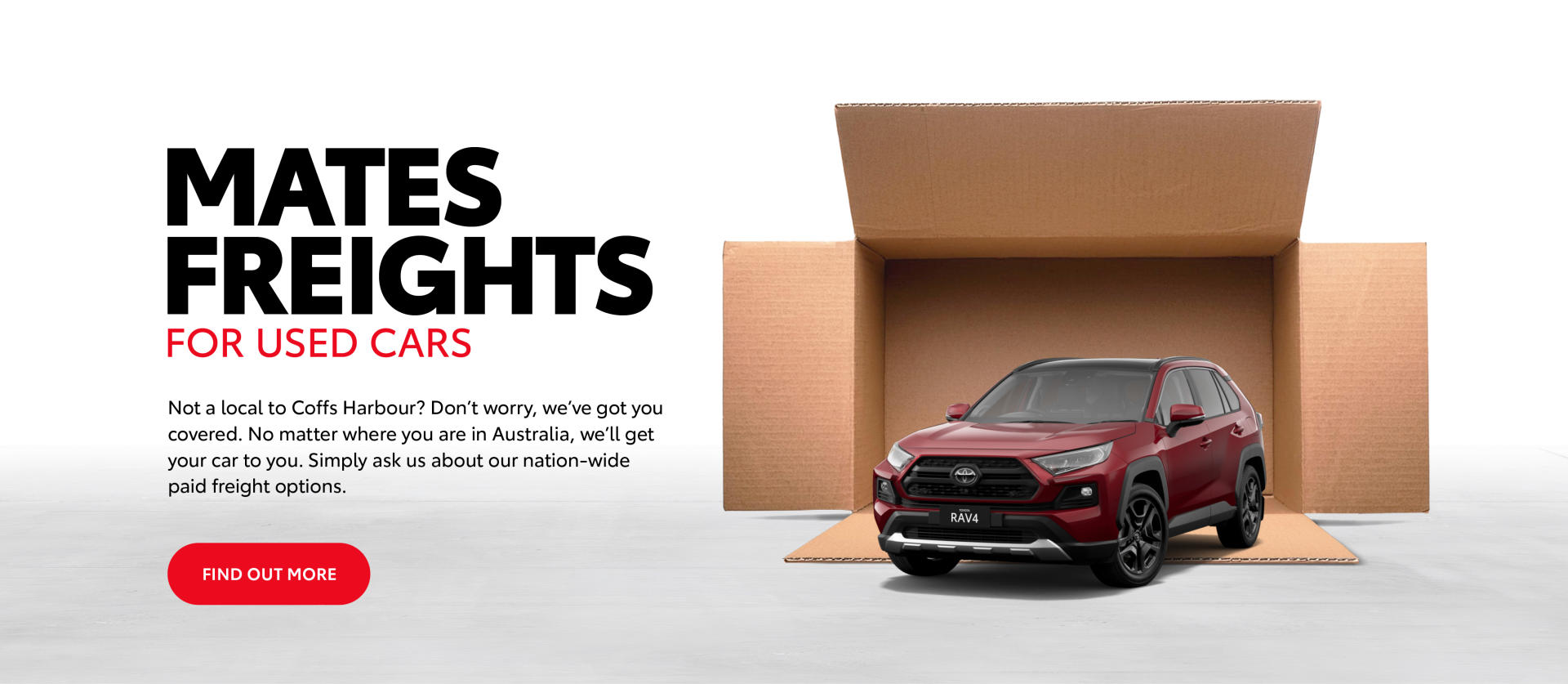 Coffs Harbour Toyota National Paid Freight 