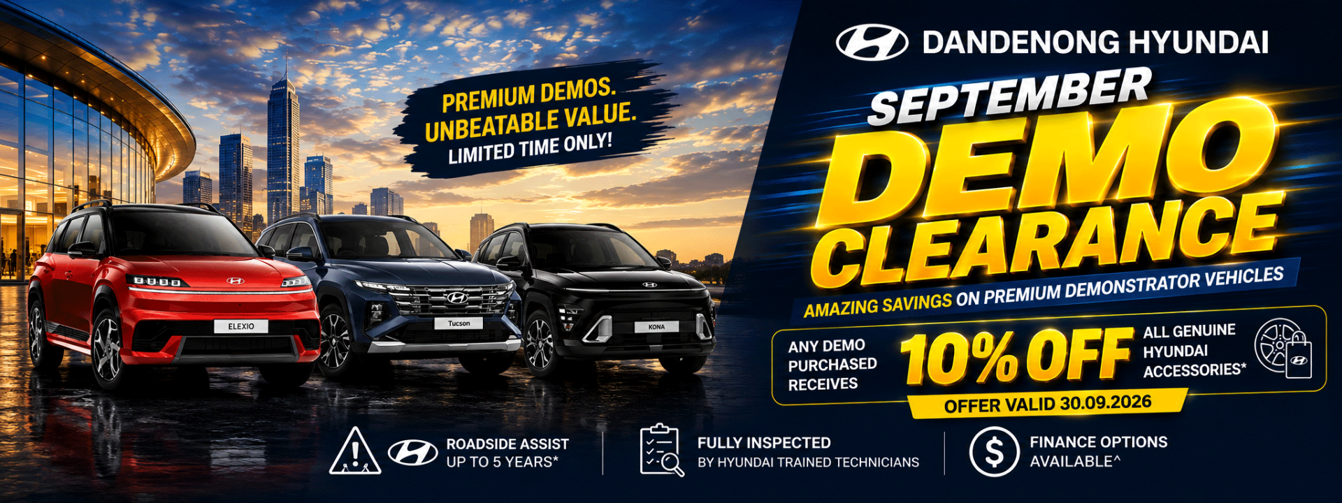 Demo Clearance Sale Sept 26