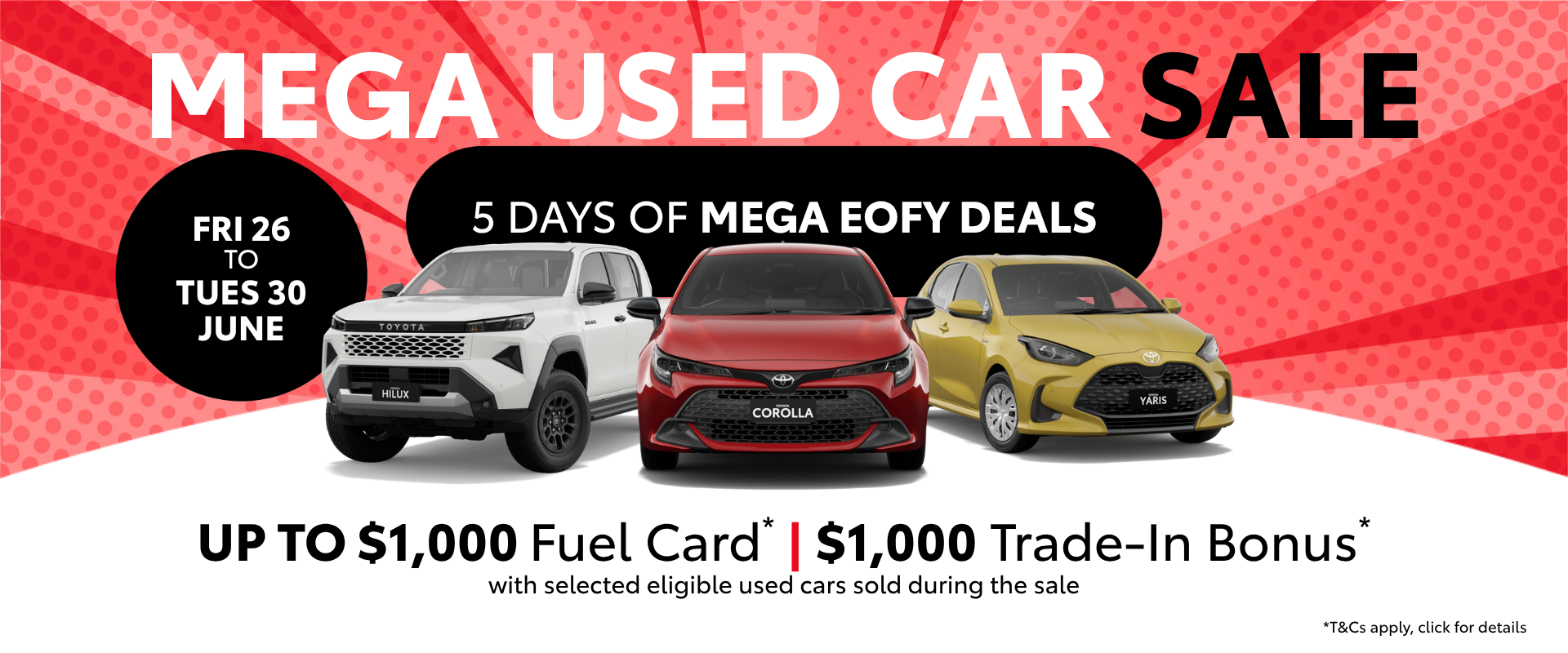 MEGA Used Car Sale