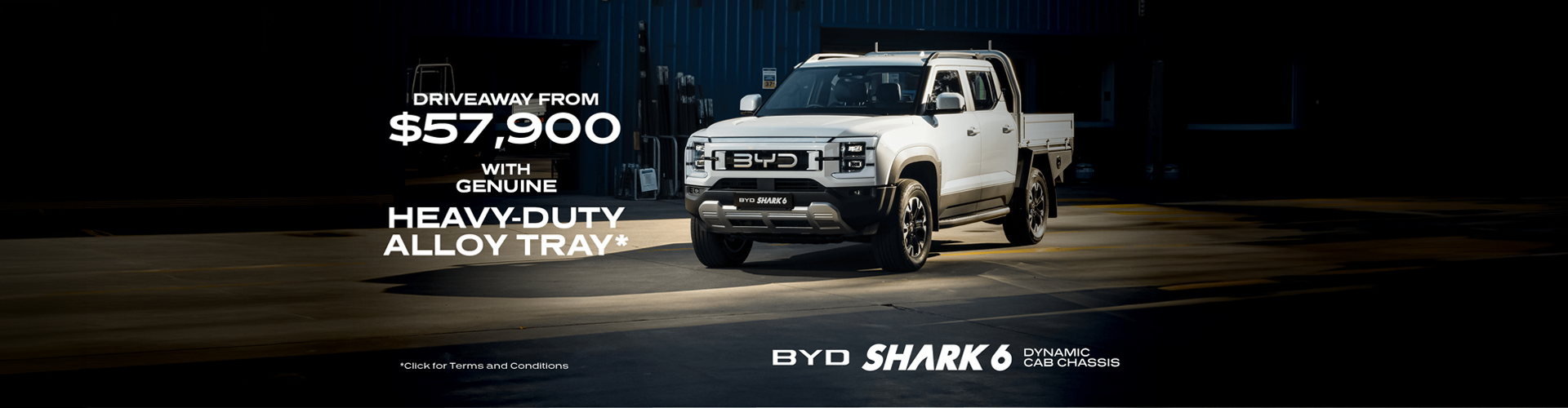 BYD SHARK 6 Cab Chassis