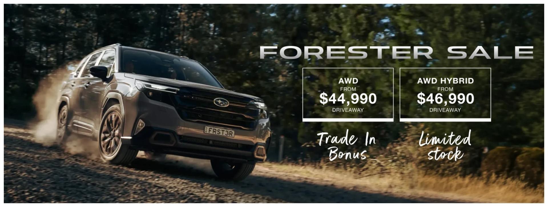 Forester Sale