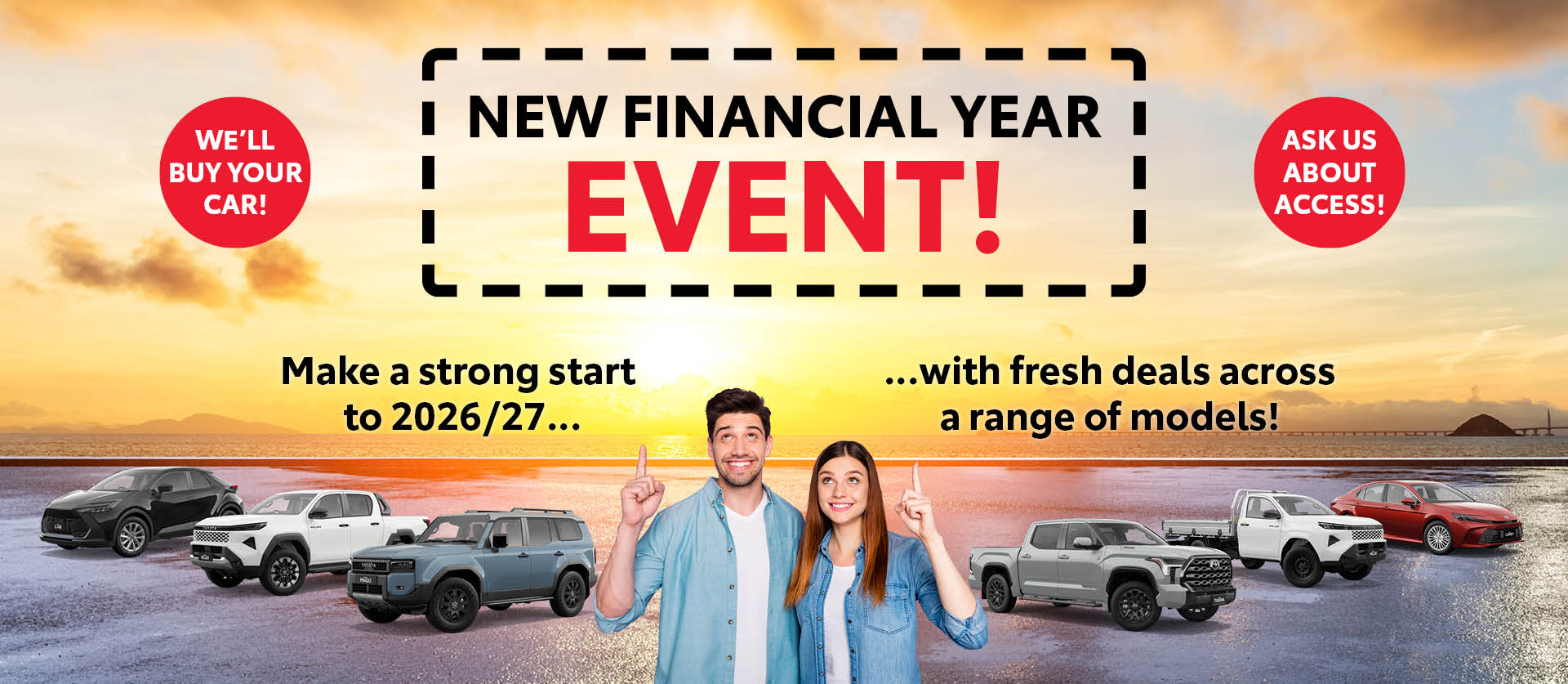 A new car promotion