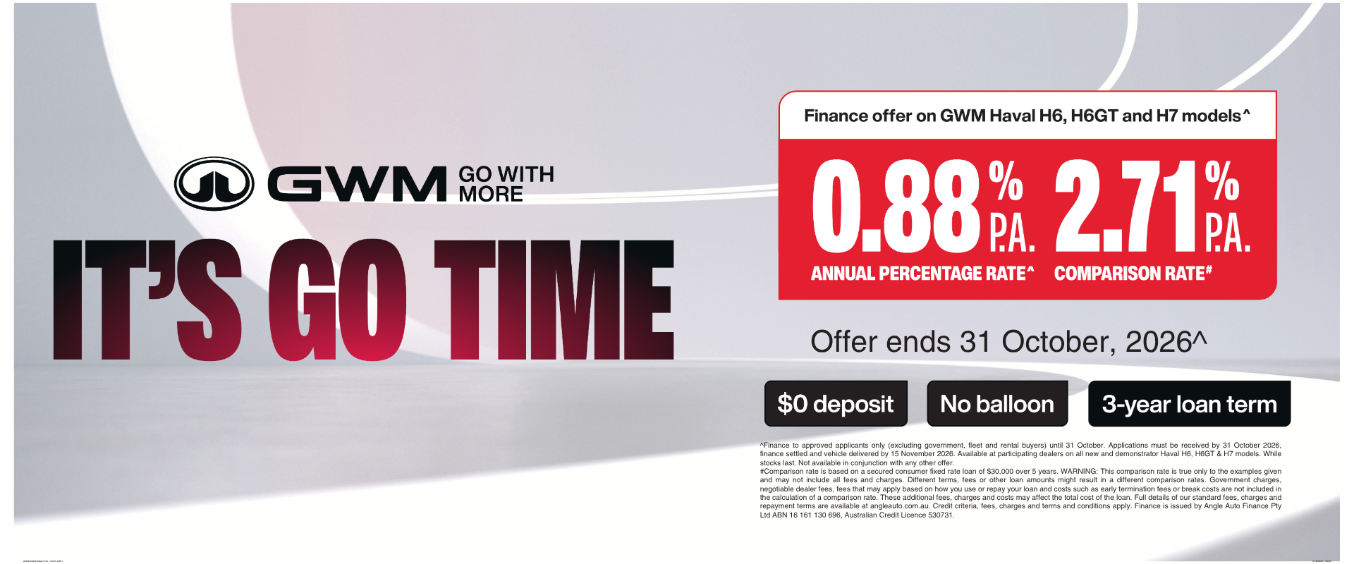 0.88% Finance Offer
