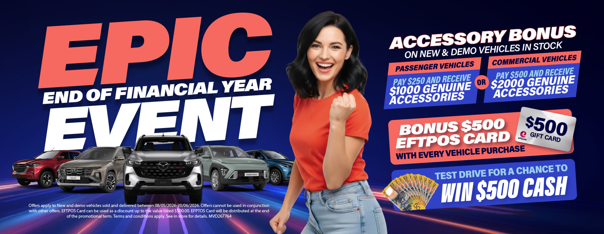 A new car promotion