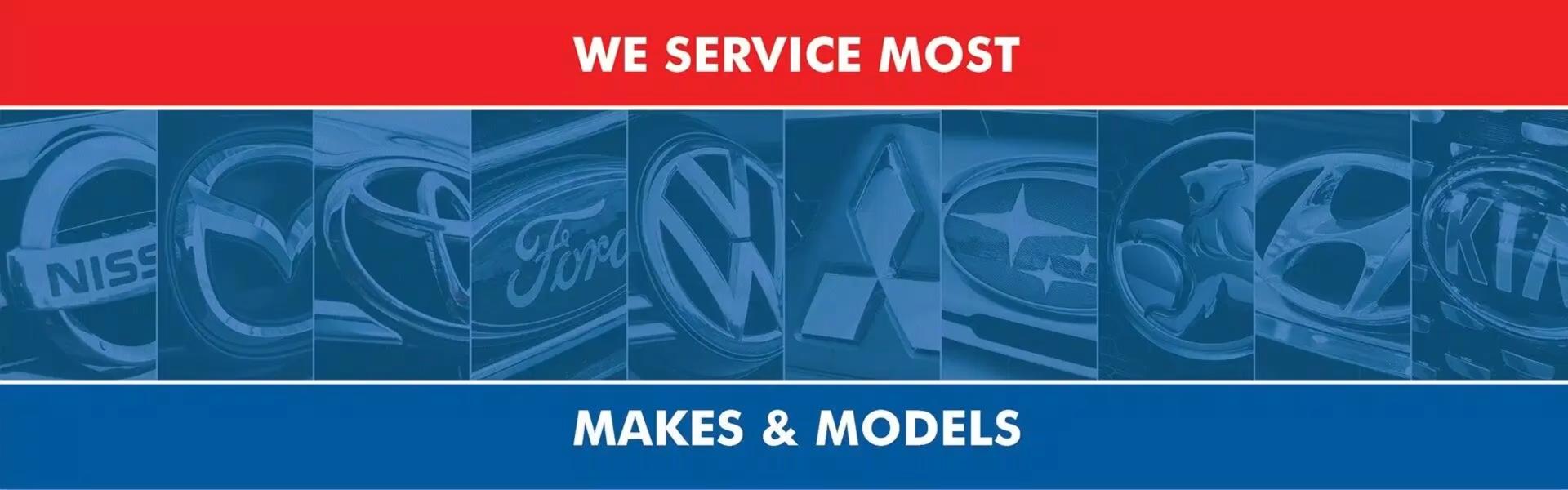 We Service Most Makes & Models