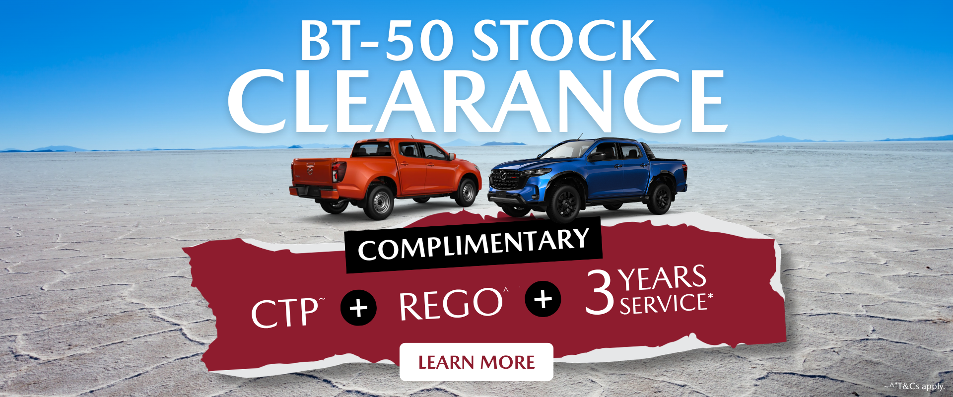 BT-50 Stock Clearance