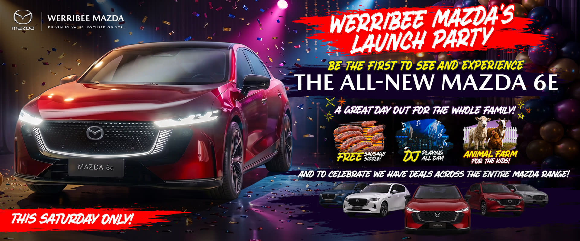 Mazda 6e Launch party