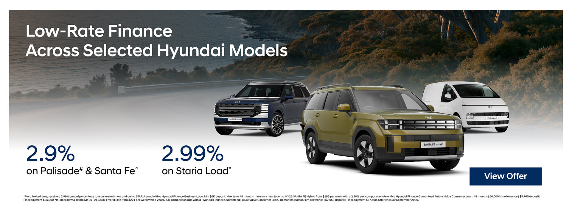2.99% Finance Offer 