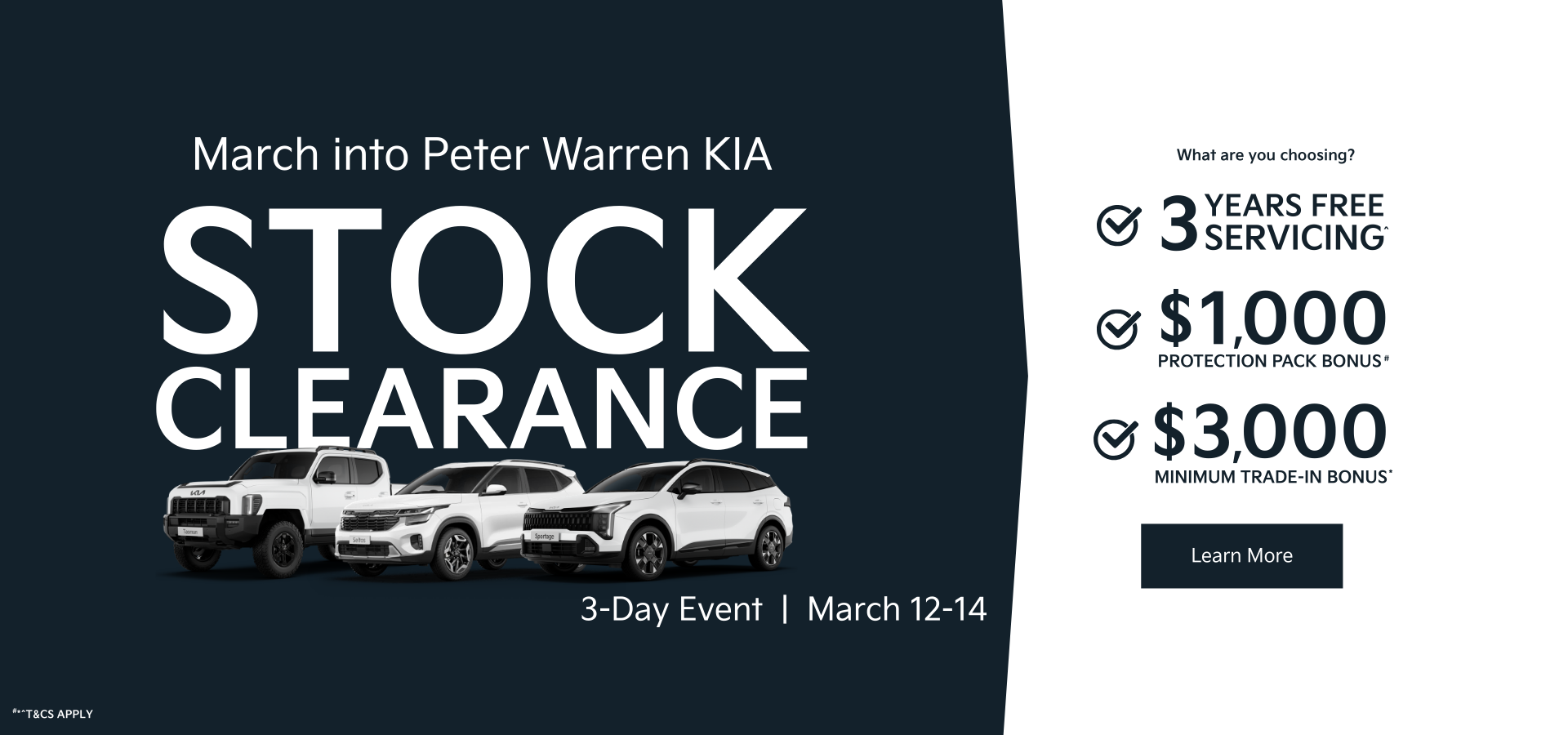 STOCK CLEARANCE EVENT