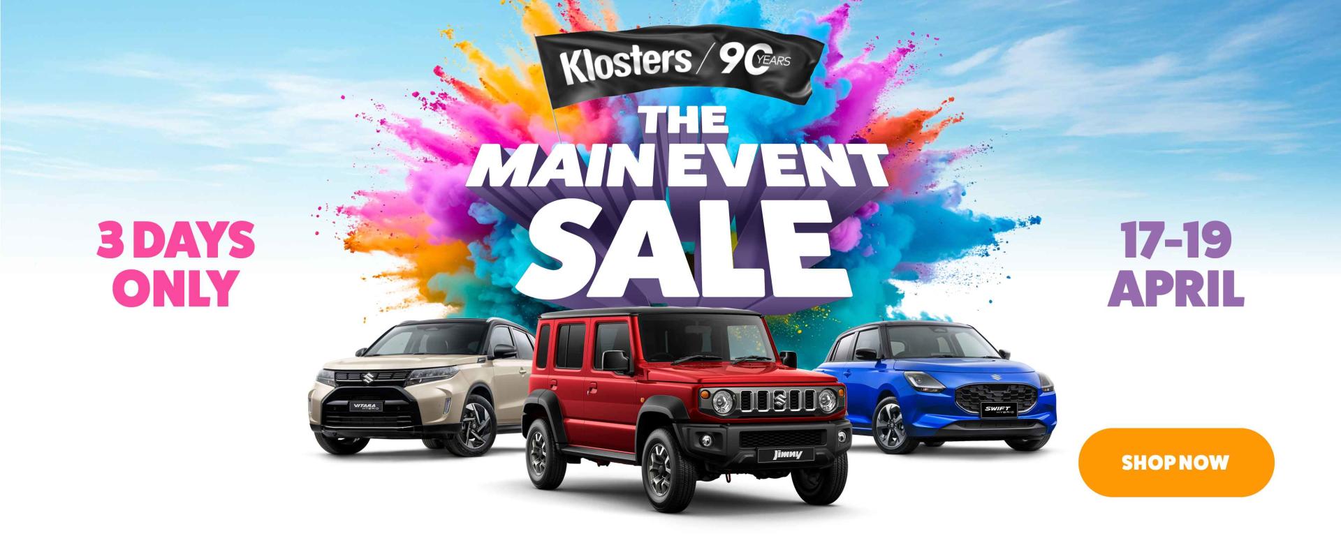 Main Event Sale!