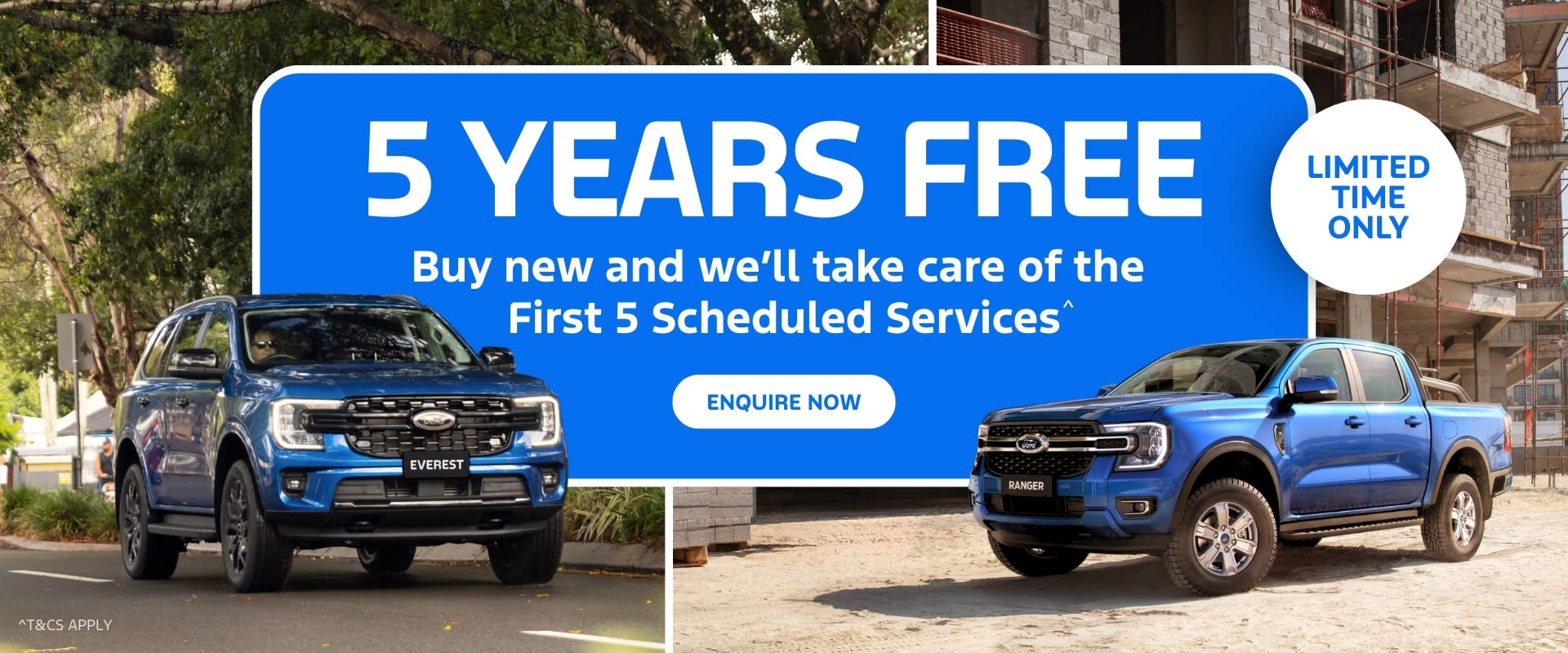 5 Years Free Servicing 