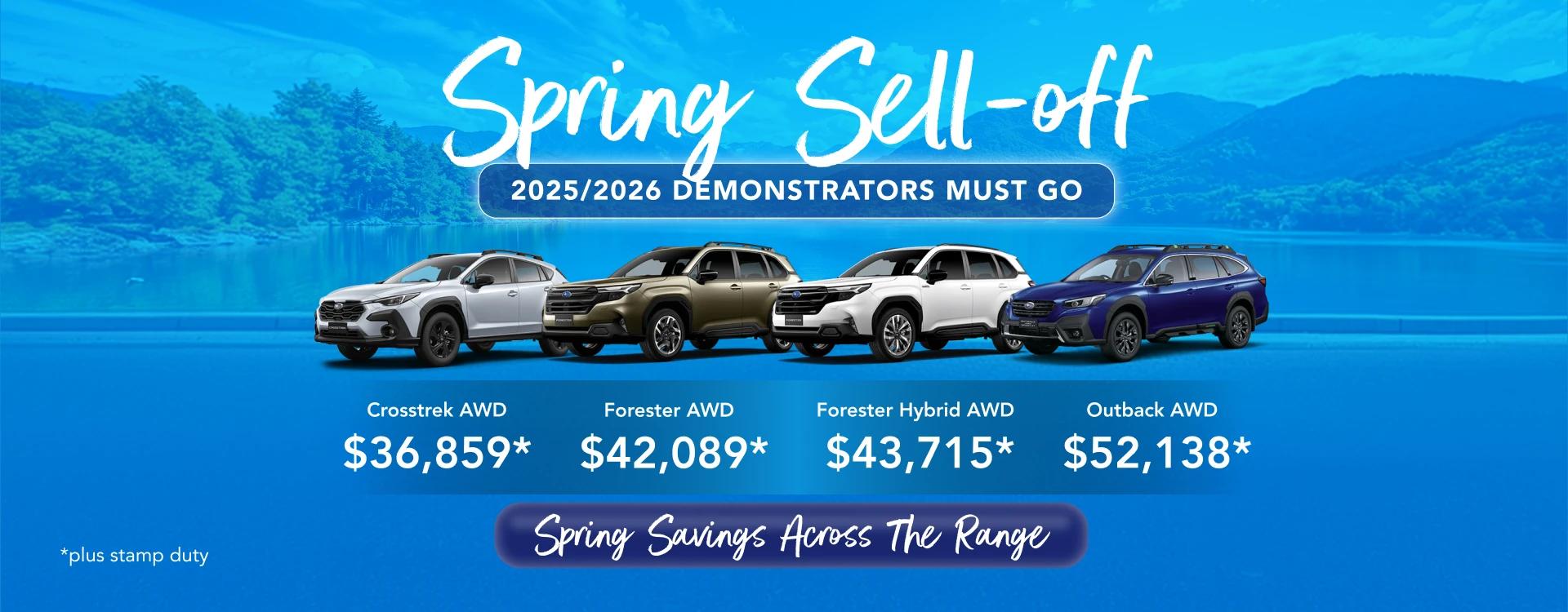 Spring Sale