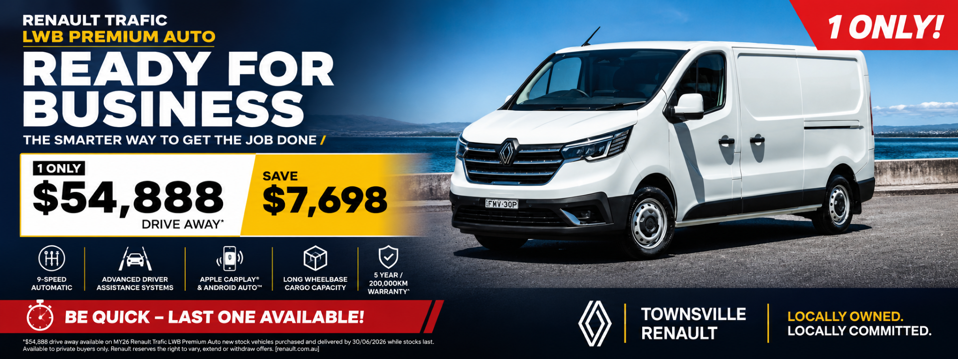Renault Trafic LWB Premium Auto