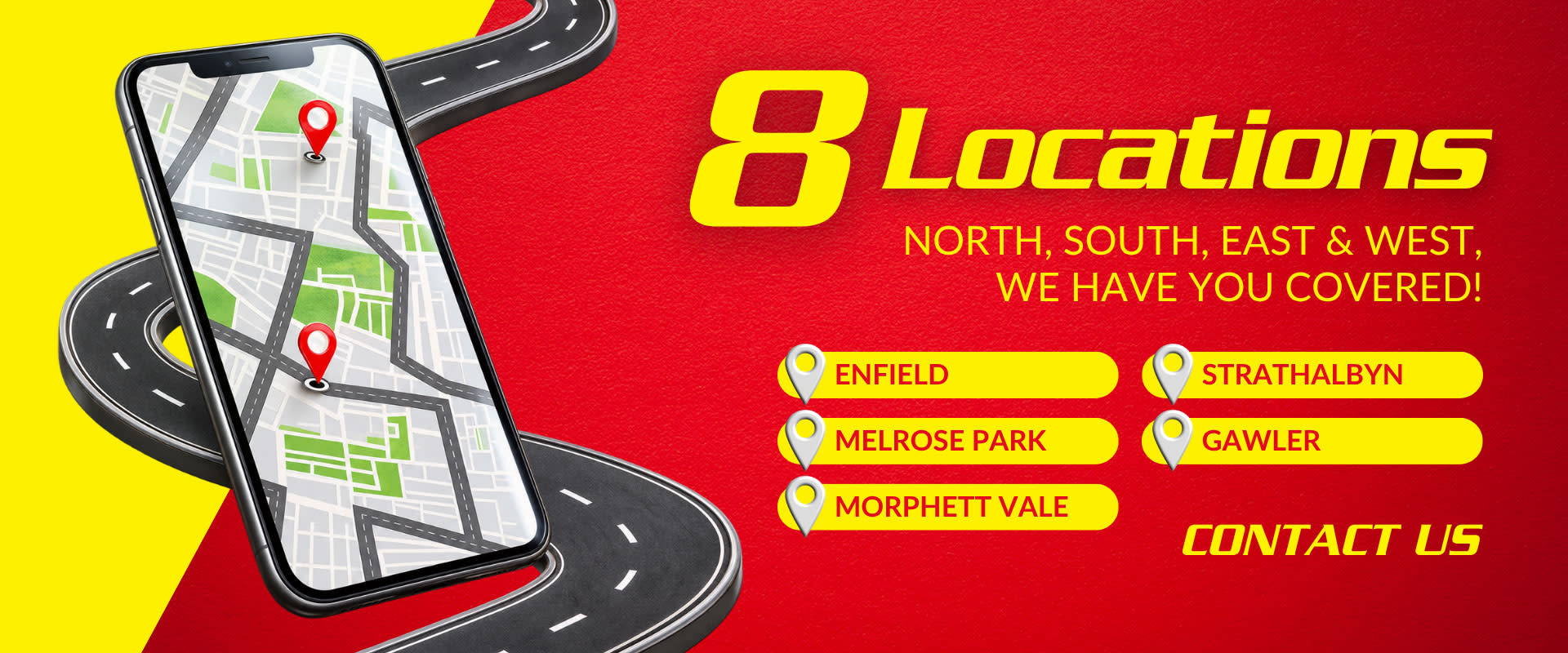 8 Locations