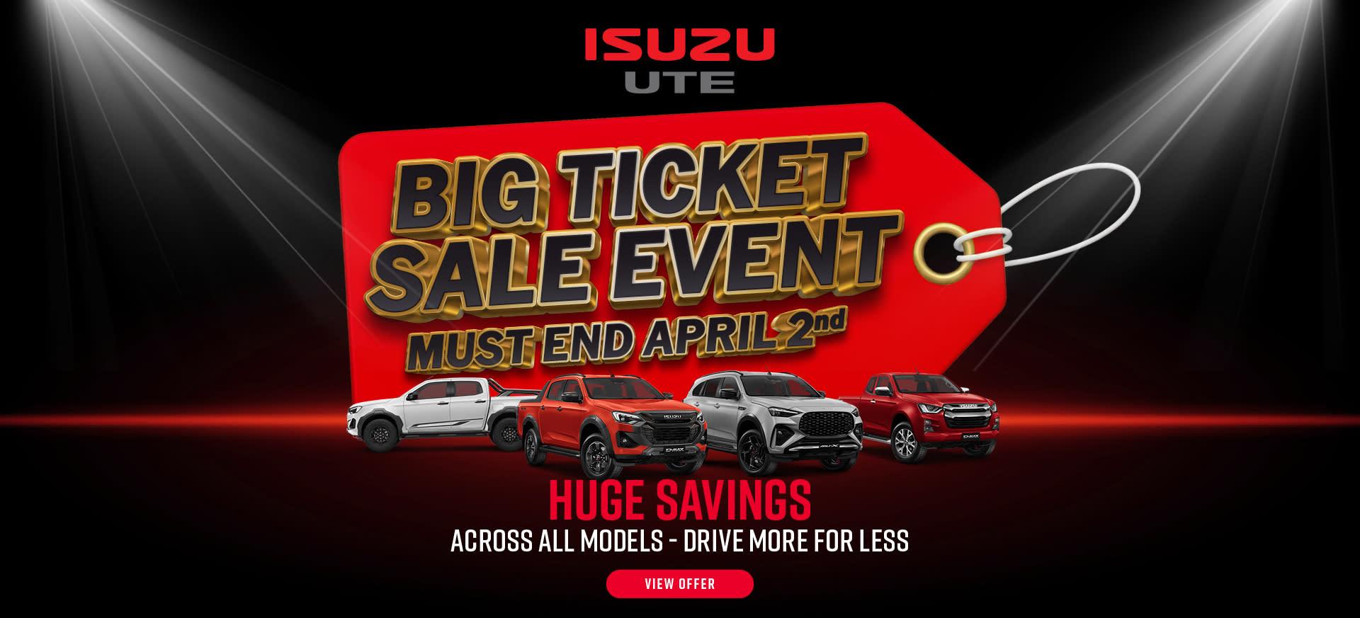 Big Ticket Sale Event